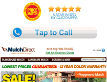 Tablet Screenshot of mulchdirect.com